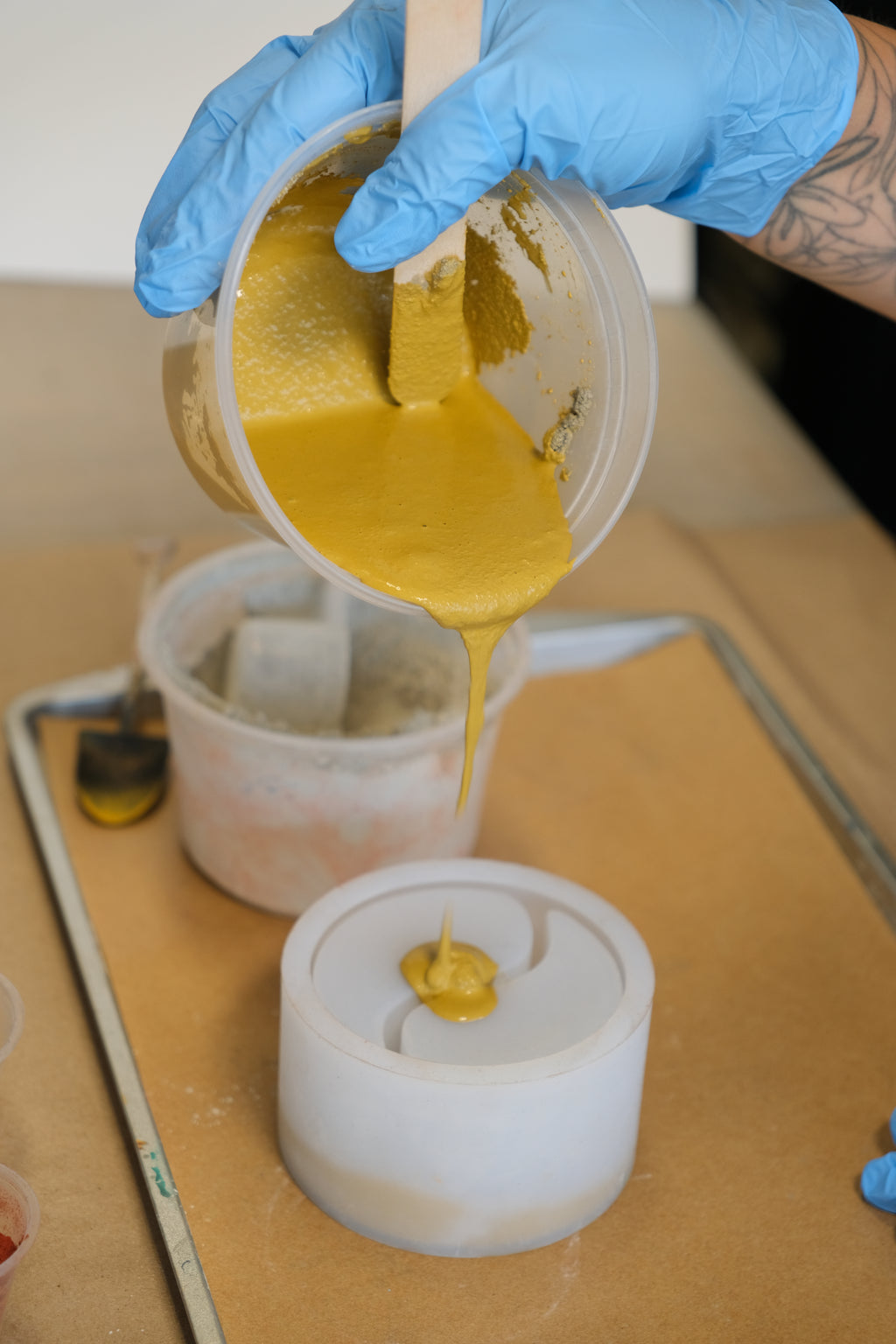 3 Piece Concrete Casting Workshop in Los Angeles